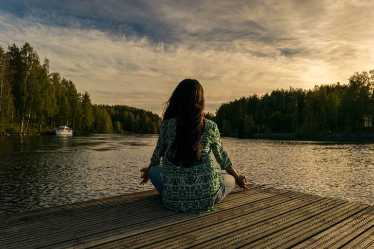 What is Personal Development: A Young Lady by Lakeside